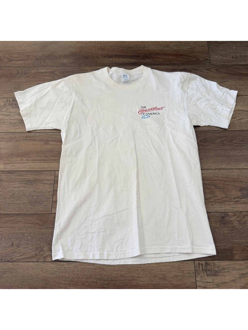 Vtg 1990 Chevy Heartbeat of America Shirt L Air Waves